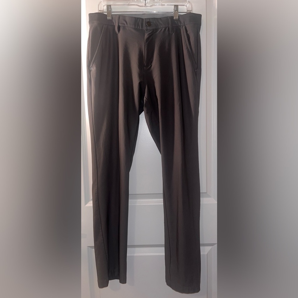 ADIDAS Pants Mens 32X32 Grey Ultimate 365 Logo Casual Performance Golf
